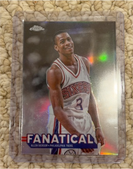 2025-26 Topps Chrome #FAN-20 Allen Iverson Fanatical — front