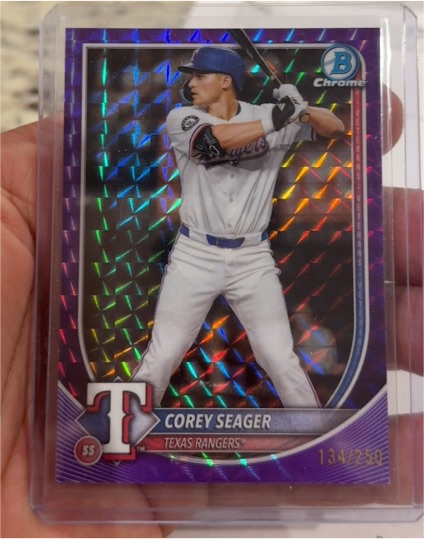 2025 Bowman Chrome #45 Corey Seager — front