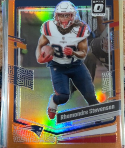 2023 Donruss Optic #131 Rhamondre Stevenson — front