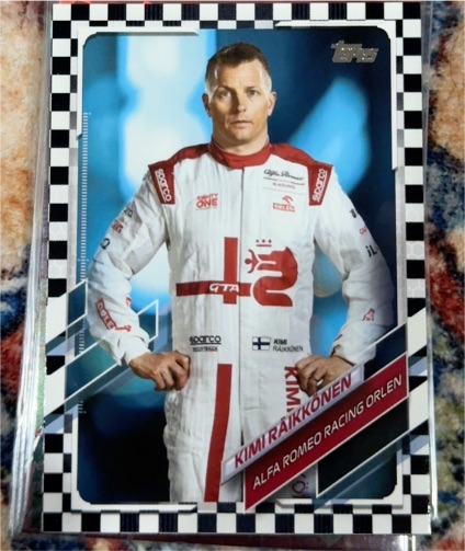 2021 Topps Formula 1 Checkered Flag #15 Kimi Räikkönen — front