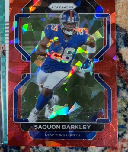 2021 Panini Prizm #X Saquon Barkley — front