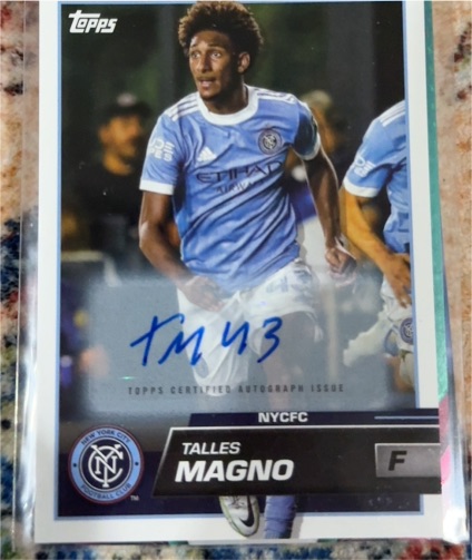 2023 Topps MLS Talles Magno F NYCFC — front