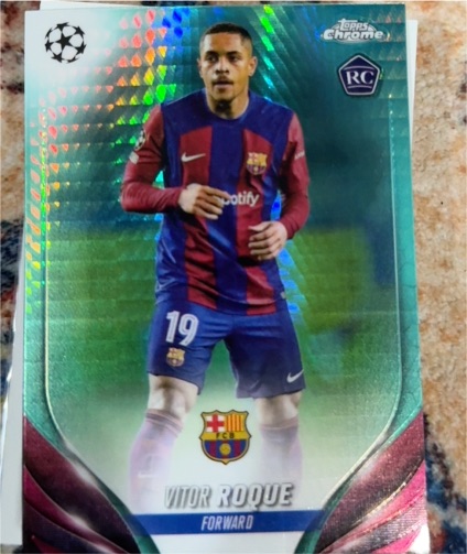2023-24 Topps Chrome UEFA Club Competitions #28 Vitor Roque — front