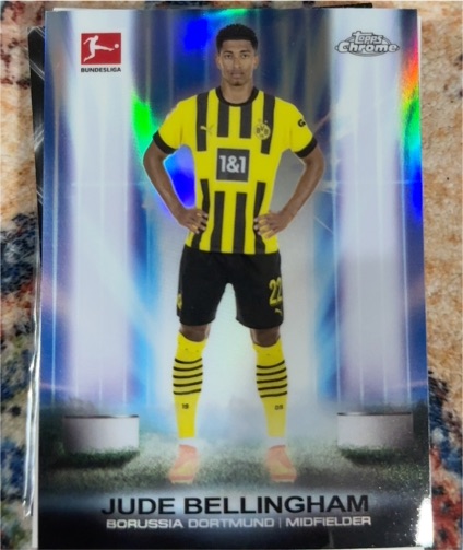 2023-24 Topps Chrome Bundesliga #UB-12 Jude Bellingham Ultrabeam — front