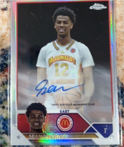 2023 Topps Chrome McDonald's All American #CA-SS Sean Stewart — front