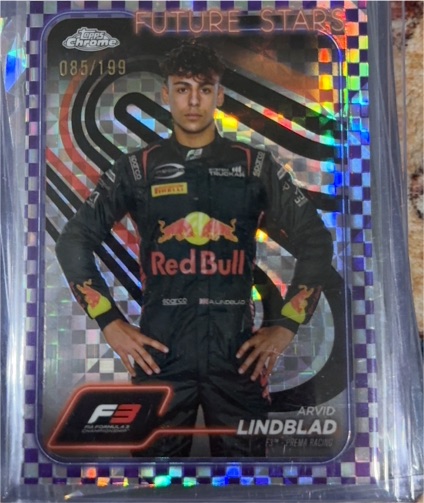 2024 Topps Chrome Formula 1 #45 Arvid Lindblad — front