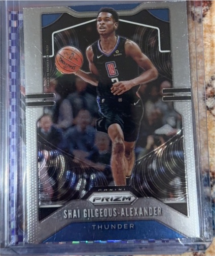 2019-20 Panini Prizm #122 Shai Gilgeous-Alexander — front