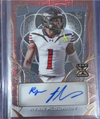 2024 Leaf Trinity #CA-RF1 Ryan Flournoy Rookie Auto — front