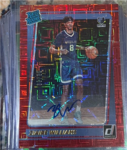 2021-22 Donruss #248 Ziaire Williams Rated Rookie — front
