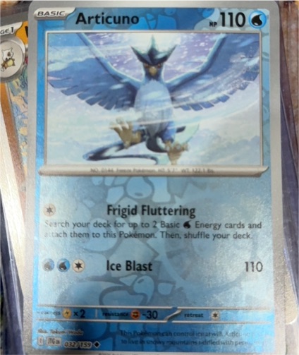 2025 Pokémon TCG Journey Together #032 Articuno — front