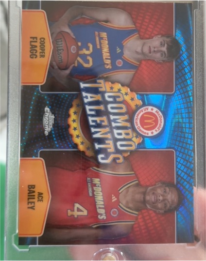 2024 Topps Chrome McDonald's All-American #COT-AIB Cooper Flagg / Ace Bailey — front