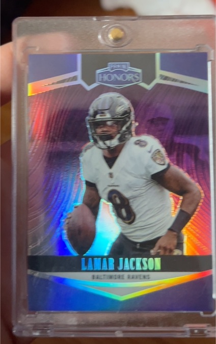2020 Panini Honors Lamar Jackson — front