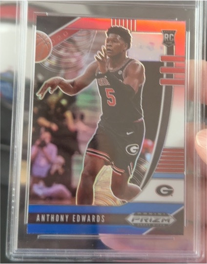 2020-21 Panini Prizm Draft Picks #41 Anthony Edwards — front