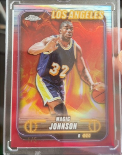2024-25 Topps Chrome #59 Magic Johnson — front