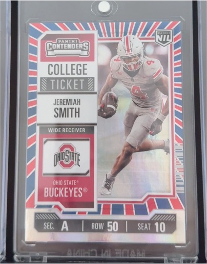 2025 Panini Contenders College Ticket #1 Jeremiah Smith — front
