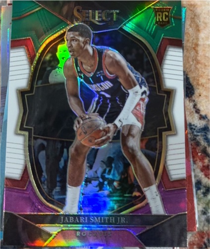 2022-23 Panini Select #69 Jabari Smith Jr. Blue Concourse Rookie — front