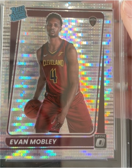2021-22 Panini Donruss Optic #175 Evan Mobley — front