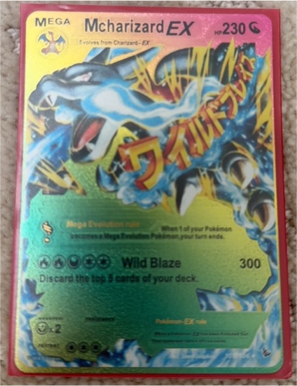 2014 Pokémon Mega Mcharizard EX #108 — front