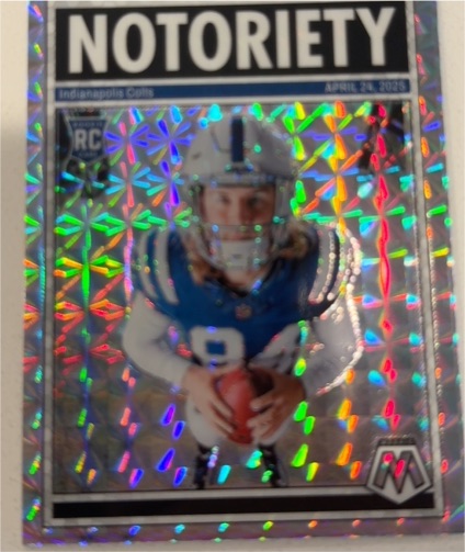 2023 Panini Mosaic Notoriety #Anthony Richardson Indianapolis Colts — front