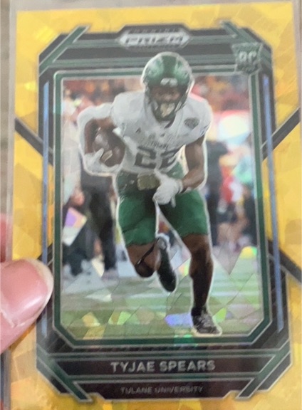 2023 Panini Prizm Draft Picks #123 Tyjae Spears — front