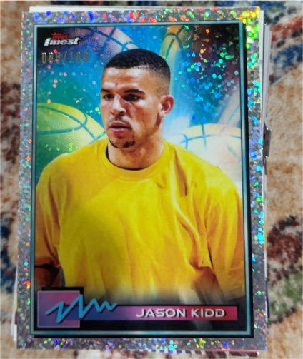 2021 Topps Finest #32 Jason Kidd — front
