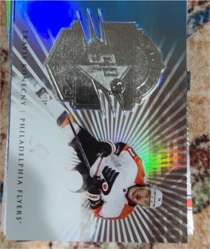 2024-25 Upper Deck SPx Finite #F-15 Travis Konecny — front