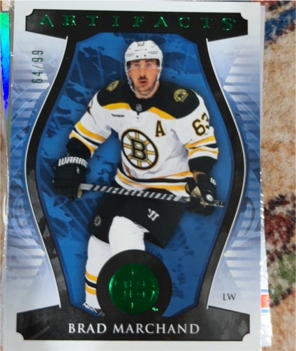 2023-24 Upper Deck Artifacts #22 Brad Marchand Boston Bruins — front