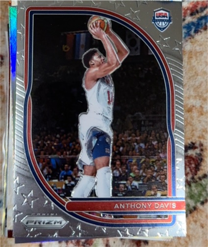 2020-21 Panini Prizm #8 Anthony Davis USA Basketball — front