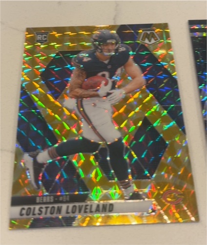 2023 Panini Mosaic #6 Colston Loveland — front