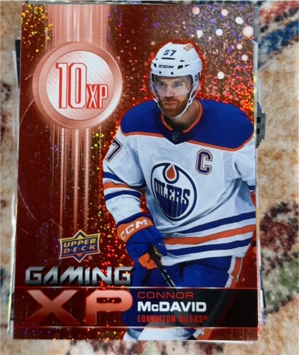 2024-25 Upper Deck Series 1 Gaming XP #GXP-25 Connor McDavid — front