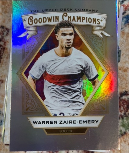 2025 Upper Deck Goodwin Champions #33 Warren Zaire-Emery — front
