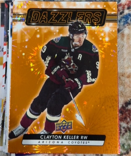 2023-24 Upper Deck Series 2 #DZ-100 Clayton Keller — front