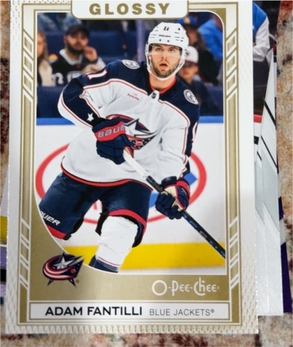 2023-24 Upper Deck Series 2 O-Pee-Chee Glossy #R-44 Adam Fantilli — front