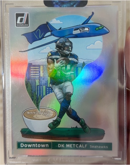 2021 Donruss Optic Downtown #DT-32 DK Metcalf — front