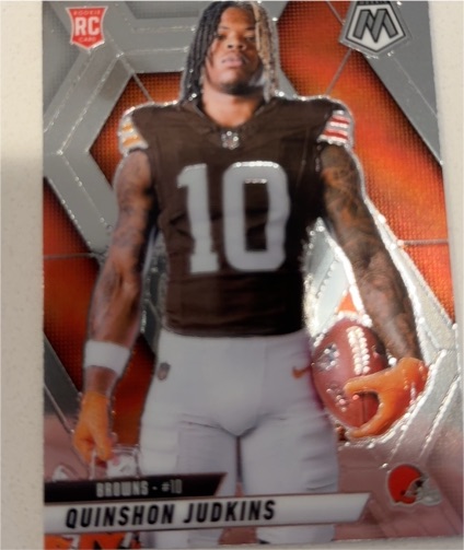 2025 Panini Mosaic #276 Quinshon Judkins — front