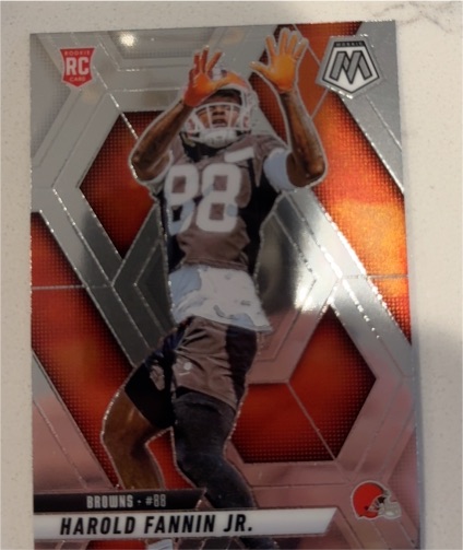 2025 Panini Mosaic #384 Harold Fannin Jr. — front