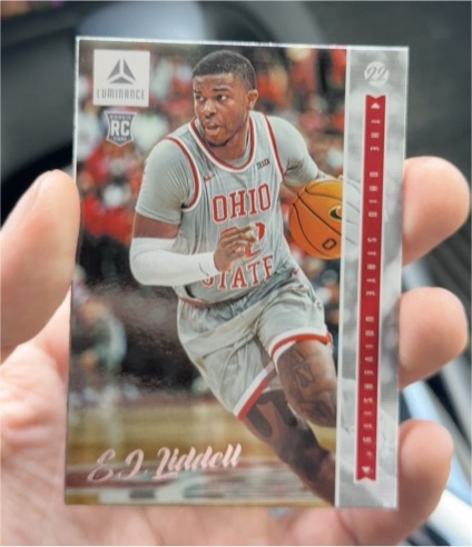 2022 Panini Chronicles Draft Picks Luminance #8 E.J. Liddell — front
