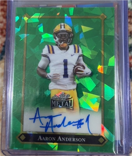 2025 Leaf Metal #AA1 Aaron Anderson — front