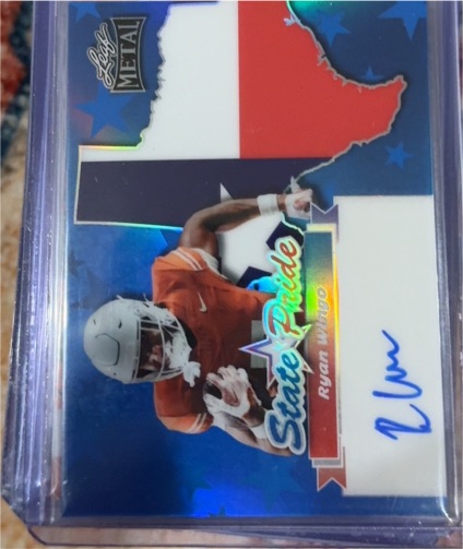 2025 Leaf Metal State Pride #SP-RW1 Ryan Wingo — front
