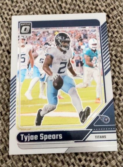 2024 Panini Donruss Optic #191 Tyjae Spears — front