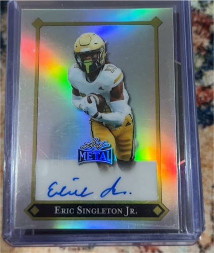 2025 Leaf Metal Eric Singleton Jr. — front