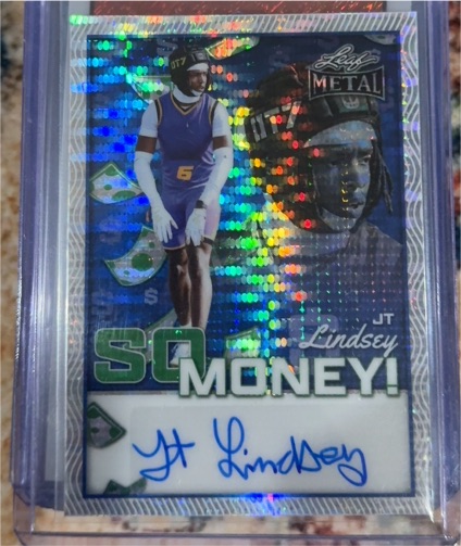 2025 Leaf Metal #SM-JTL JT Lindsey So Money — front