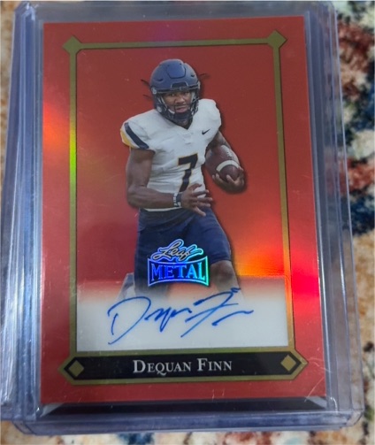 2025 Leaf Metal Dequan Finn — front