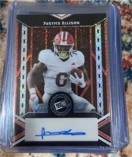 2024 Leaf Press Pass #PPA-JE1 Justice Ellison — front
