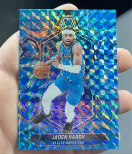 2023-24 Panini Mosaic #132 Jaden Hardy — front