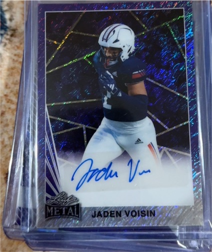 2024 Leaf Metal #Jaden Voisin — front