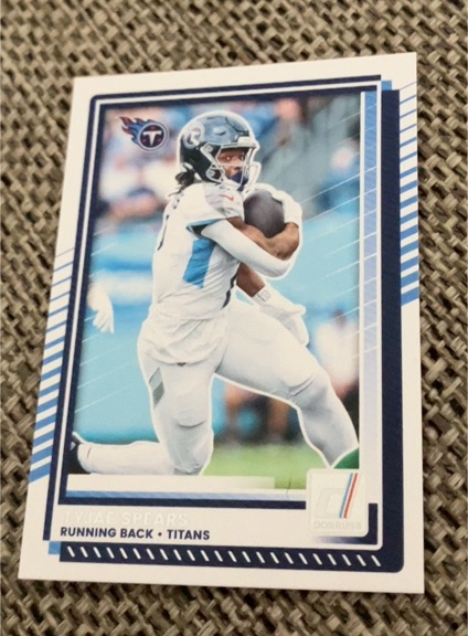 2025 Panini Donruss #256 Tyjae Spears — front