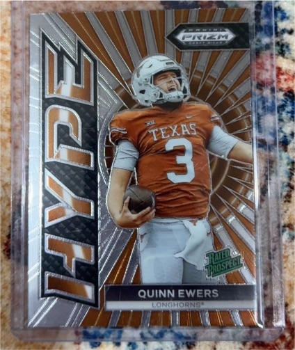 2024 Panini Prizm Draft Picks #HP-QE Quinn Ewers Hype — front