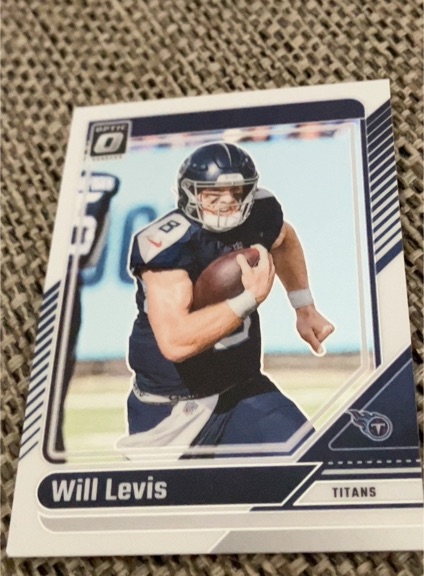 2024 Donruss Optic #189 Will Levis — front