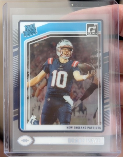 2024 Panini Clearly Donruss #53 Drake Maye — front